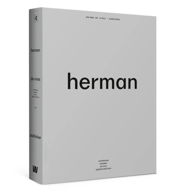 Herman de Vries ¿ publisher – Ton Geerts – boek cover