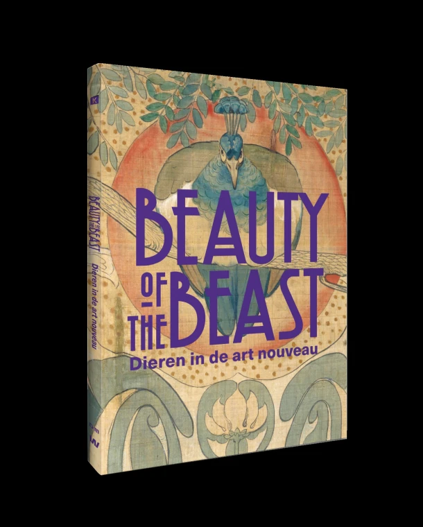 Beauty of the Beast - Dieren in de Art Nouveau Kaartenboek – Annemiek Rens – boek cover