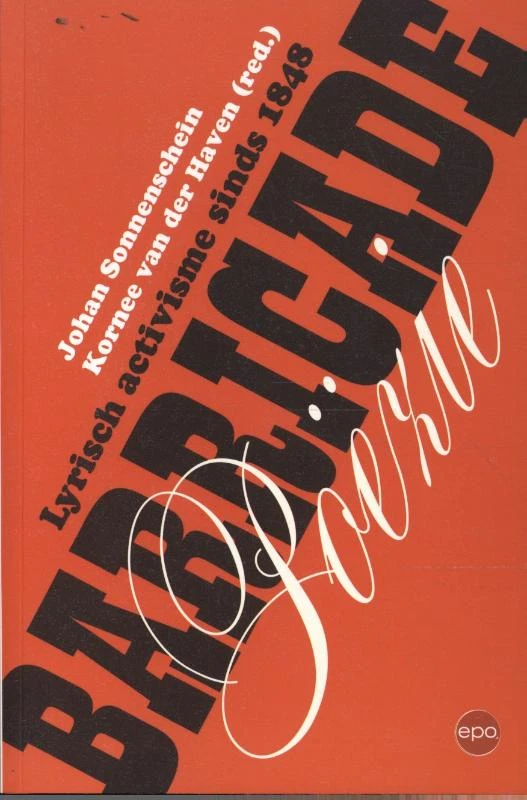 Barricadepoëzie – Johan Sonnenschein – boek cover