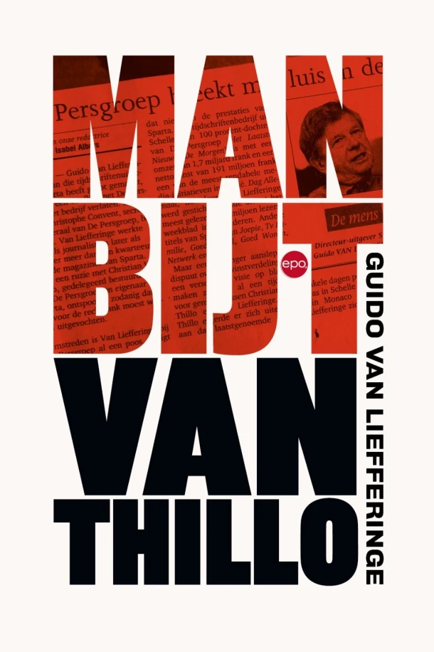 Man bijt Van Thillo – Guido Van Liefferinge – boek cover
