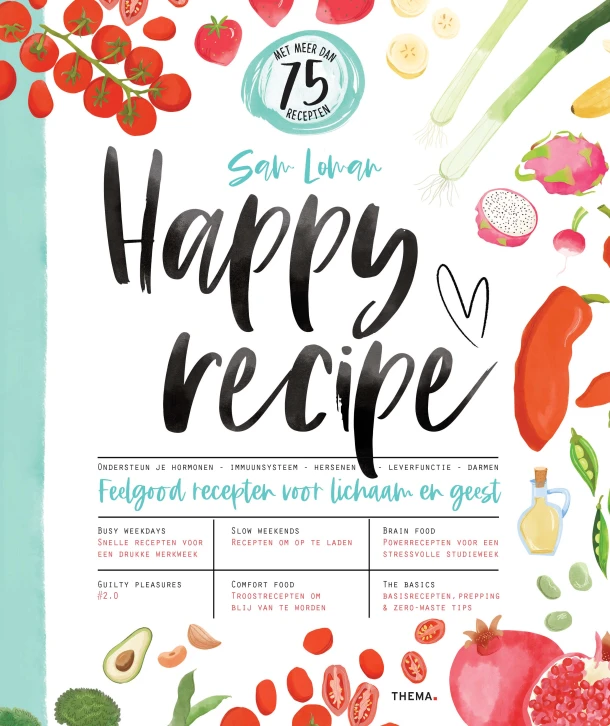 Happy recipe – Sam Loman – boek cover