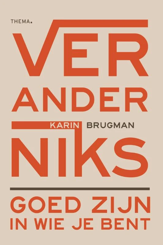Verander niks – Karin Brugman – boek cover