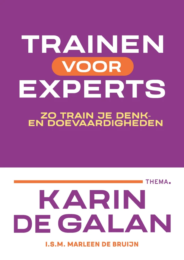 Trainen voor experts – Karin de Galan – boek cover