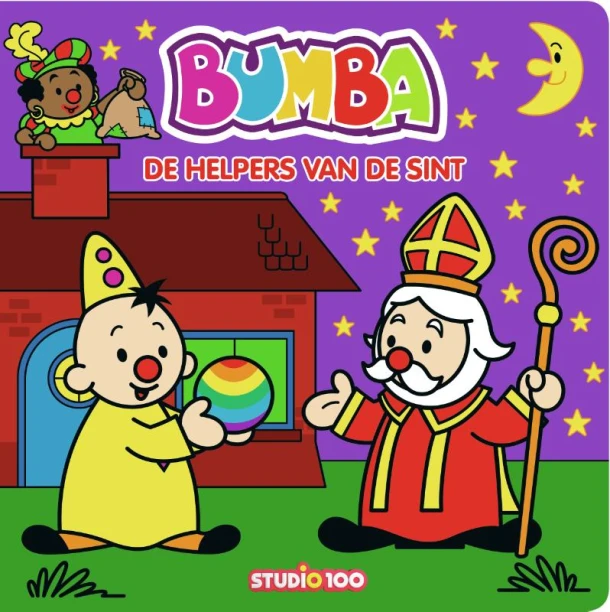 Bumba : kartonboek - De helpers van de Sint – Inge Laenen – boek cover