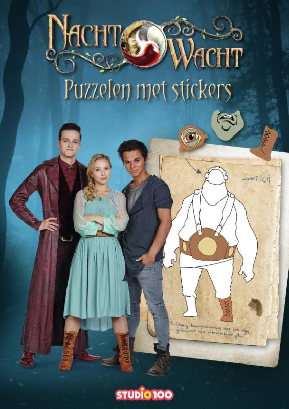 Nachtwacht Puzzelen met stickers – Gert Verhulst – boek cover