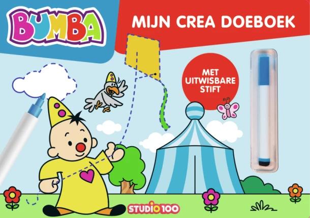Bumba : kartonboek - schrijf en wis – Gert Verhulst – boek cover