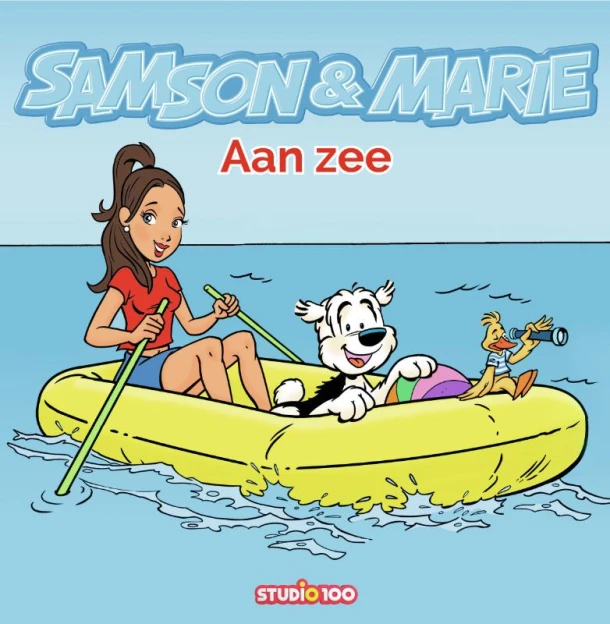 Samson & Marie : leesboek - Aan zee – Studio 100 – boek cover