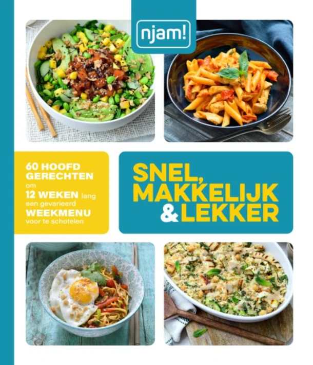 Njam : Snel, makkelijk en lekker – Stephanie Bex – boek cover