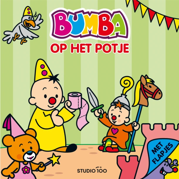 Bumba : kartonboek met flapjes - Op het potje – Walter Baele – boek cover