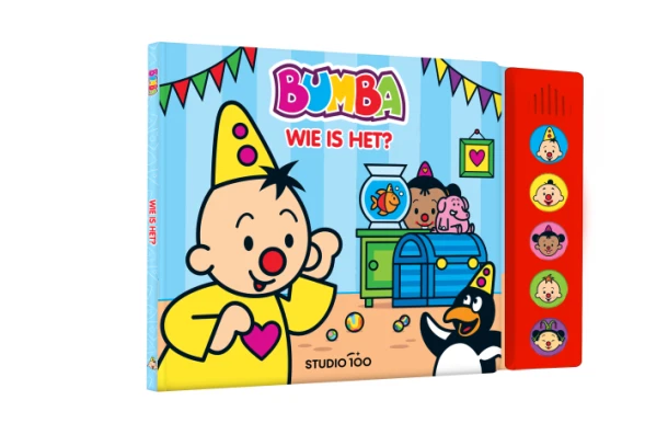 Bumba : geluidenboek - Wie is het? – Gert Verhulst – boek cover