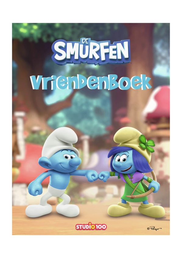 De Smurfen vriendenboek – Gert Verhulst – boek cover