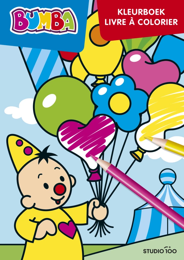 Bumba : kleurboek - Ballonnen – Gert Verhulst – boek cover