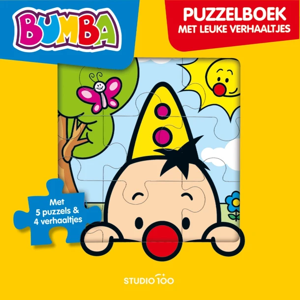 Bumba : puzzelboek - geel – Gert Verhulst – boek cover