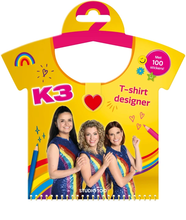 K3: T-shirt designer – Inge Laenen – boek cover