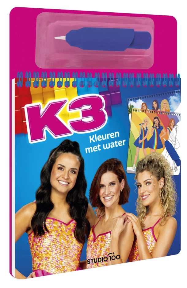 K3 Kleuren met water – Gert Verhulst – boek cover