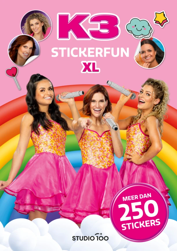 K3 Stickerfun XL – Gert Verhulst – boek cover