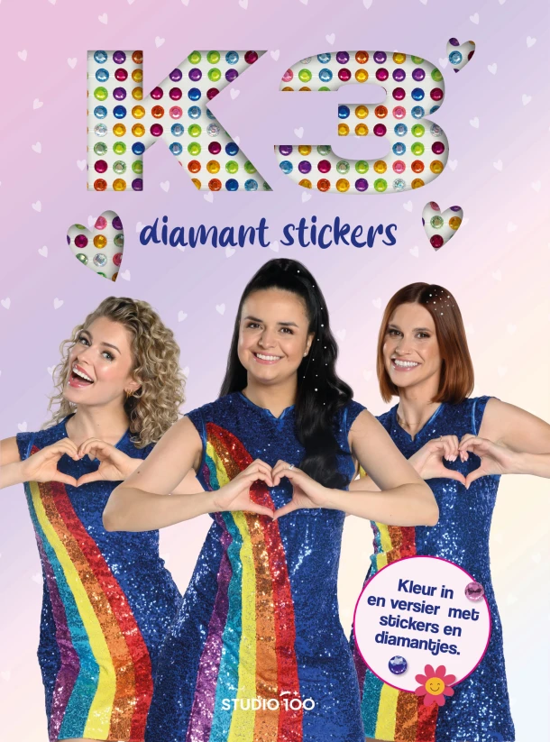 K3 : Kleurboek - Diamant stickers – Gert Verhulst – boek cover