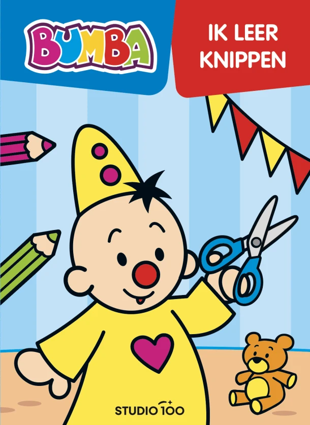 Bumba : activiteitenboek met schaar - ik leer knippen – Inge Laenen – boek cover