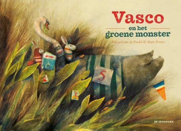 Vasco en het groene monster – Edward van de Vendel – boek cover