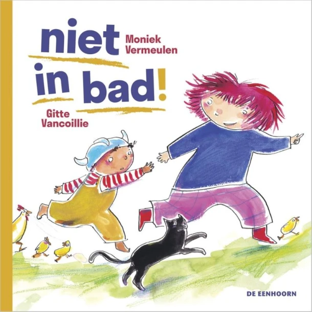Niet in bad! – Moniek Vermeulen – boek cover