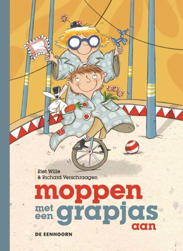 moppen met een grapjas aan – Riet Wille – boek cover