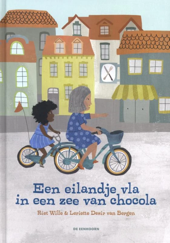Een eilandje vla in een zee van chocola – Riet Wille – boek cover
