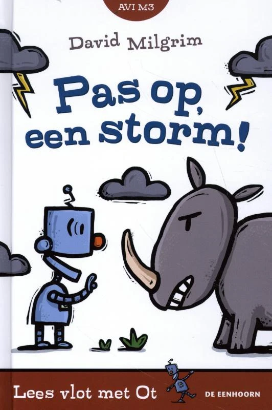 Pas op, een storm! – David Milgrim – boek cover