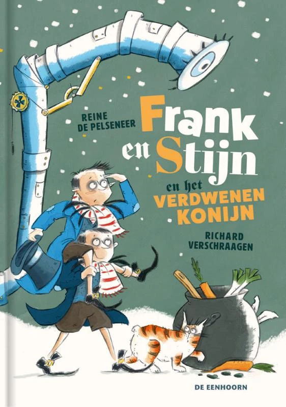 Frank en Stijn en het verdwenen konijn – Reine De Pelseneer – boek cover