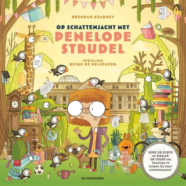 Op schattenjacht met Penelope Strudel – Brendan Kearney – boek cover