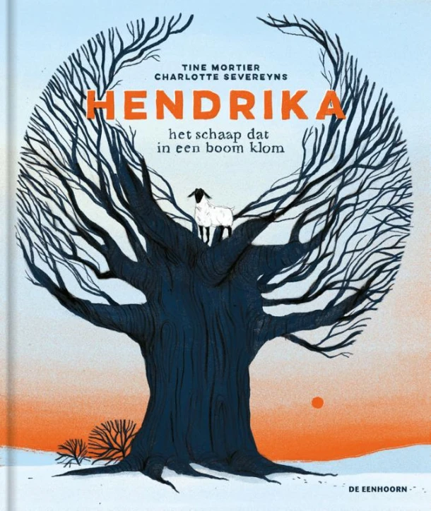 Hendrika - het schaap dat in een boom klom – Tine Mortier – boek cover