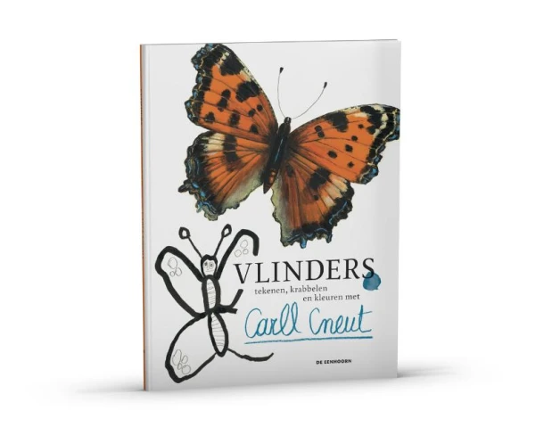 Vlinders tekenen, krabbelen en kleuren – Carll Cneut – boek cover
