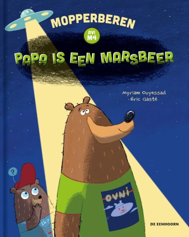 Papa is een marsbeer – Myriam Ouyessad – boek cover