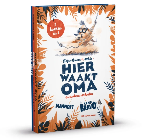 Hier waakt oma en andere verhalen – Stefan Boonen – boek cover