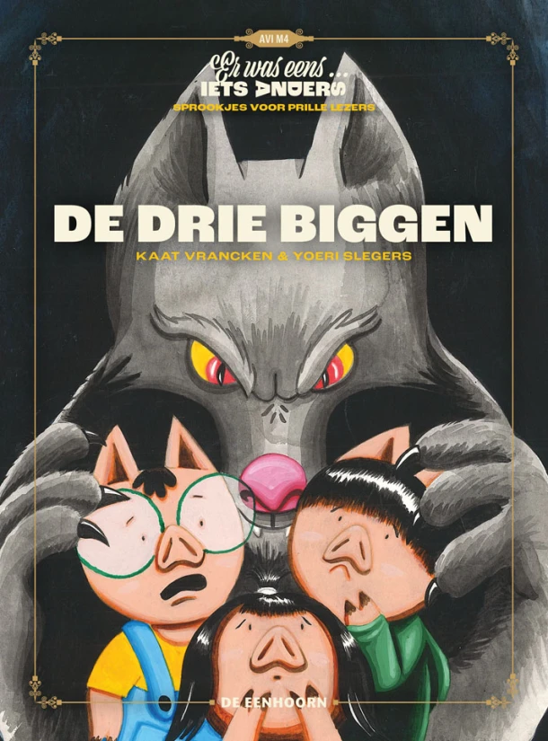 De drie biggen – Kaat Vrancken – boek cover