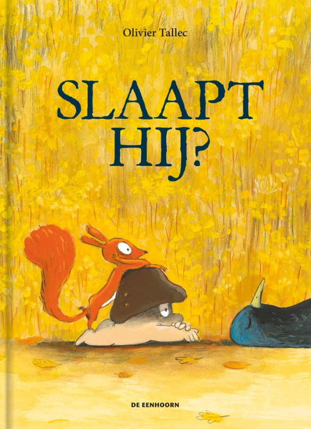 Slaapt hij? – Olivier Tallec – boek cover