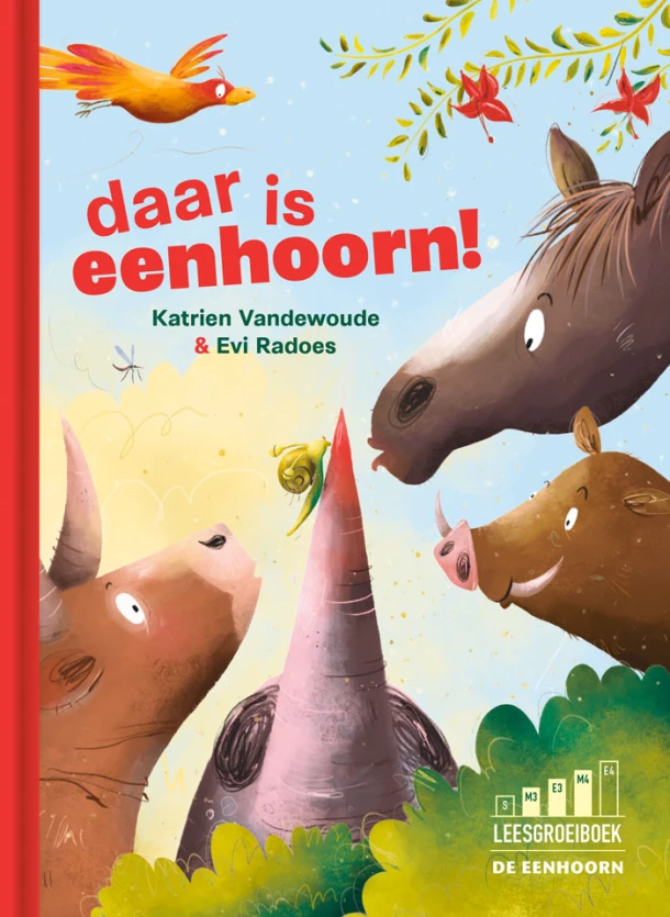 Daar is eenhoorn! – Katrien Vandewoude – boek cover