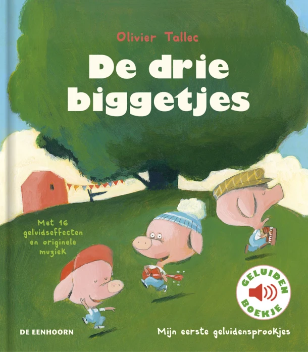 De drie biggetjes – Olivier Tallec – boek cover