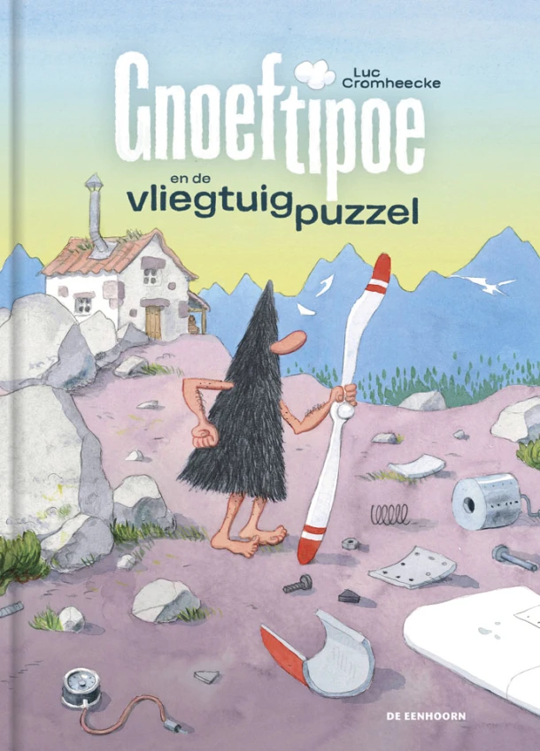 Gnoeftipoe en de vliegtuigpuzzel – Luc Cromheecke – boek cover