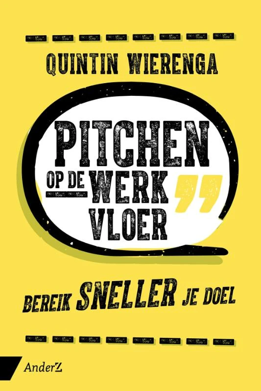 Pitchen op de werkvloer – Quintin Wierenga – boek cover