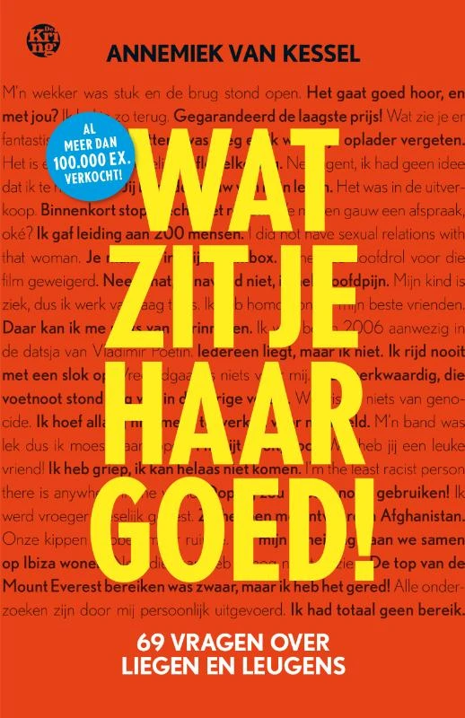 Wat zit je haar goed! – Annemiek van Kessel – boek cover