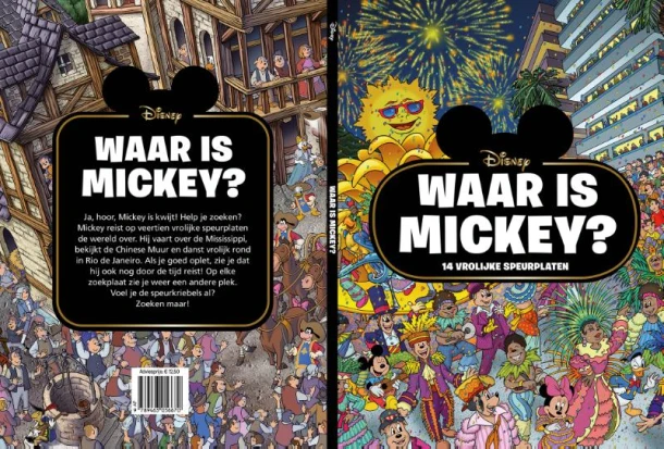 Waar is Boek Mickey – boek cover