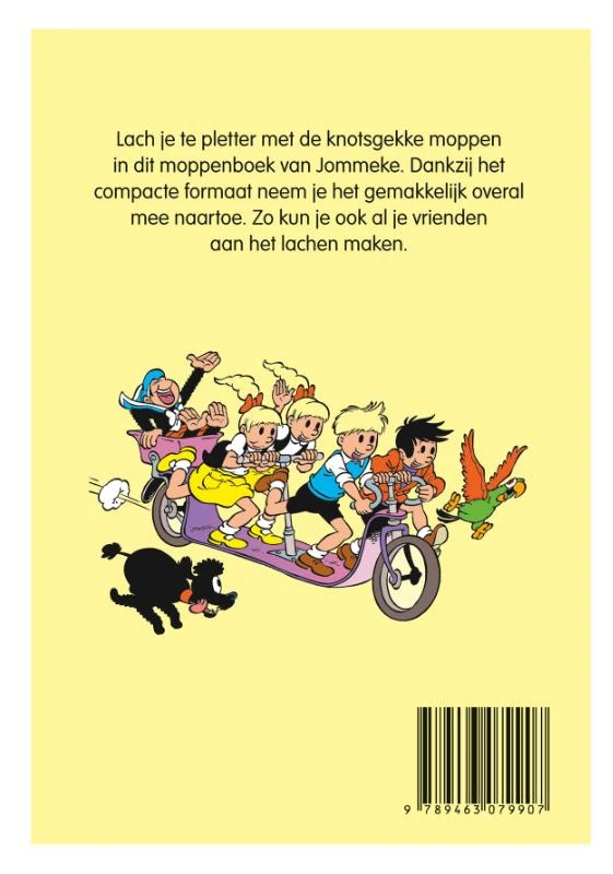 Jommekes knotsgekke moppenboek – Jef Nys – boek cover