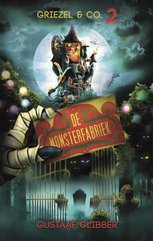 De monsterfabriek – Gustaaf Glibber – boek cover