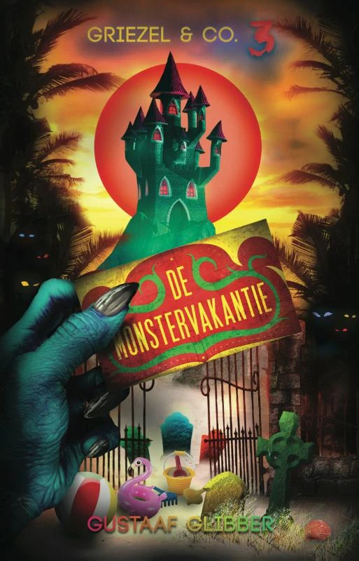 De monstervakantie – Gustaaf Glibber – boek cover