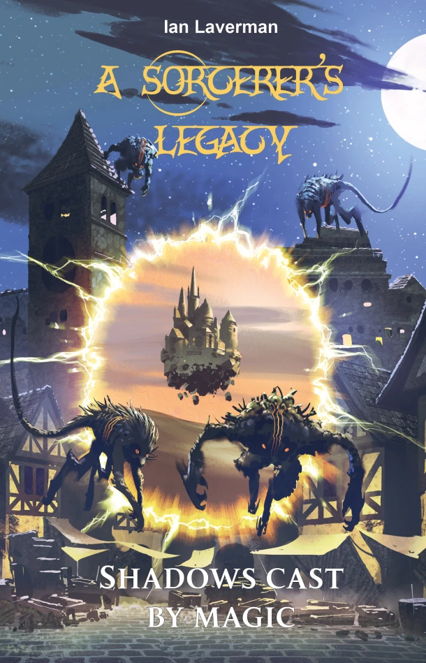 Shadows cast by magic – Ian Laverman – boek cover