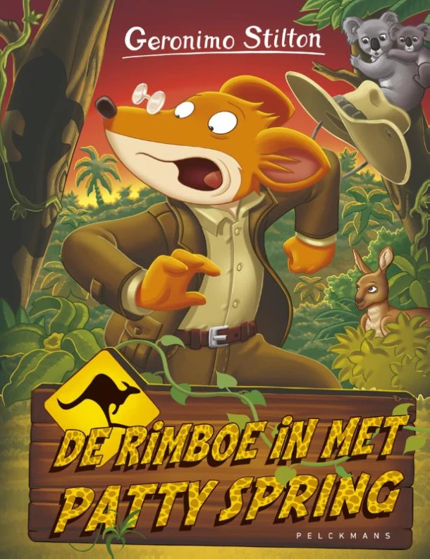 De rimboe in met Patty Spring – Geronimo Stilton – boek cover