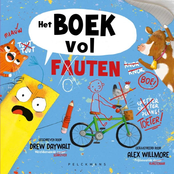 Het boek vol fauten – Drew Daywalt – boek cover