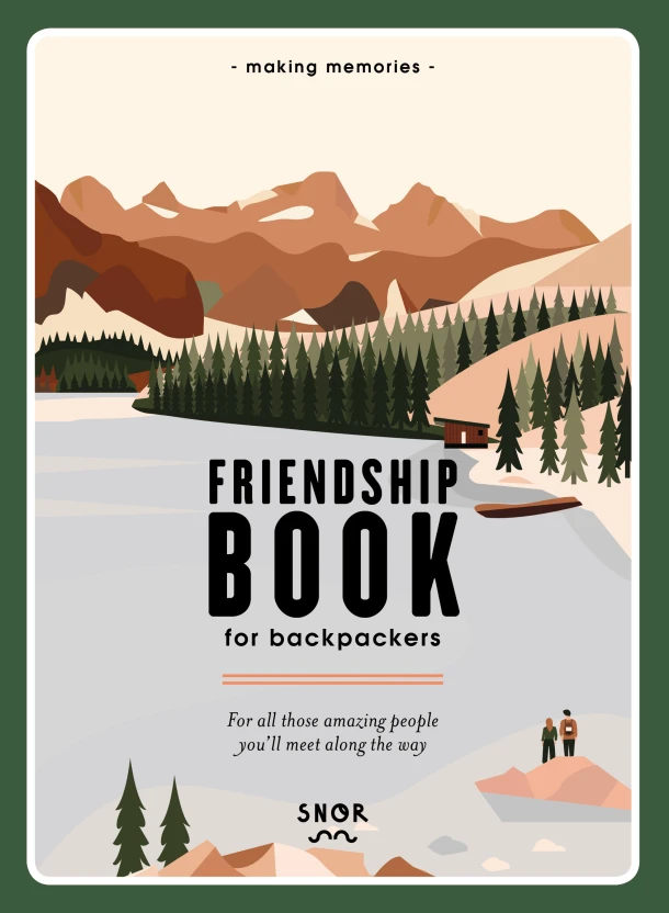 Friendship book for Backpackers – Cerina de Troije – boek cover