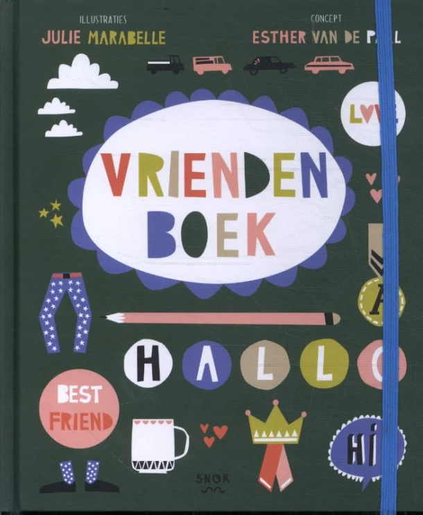 Vriendenboek Snor – Esther van de Paal – boek cover