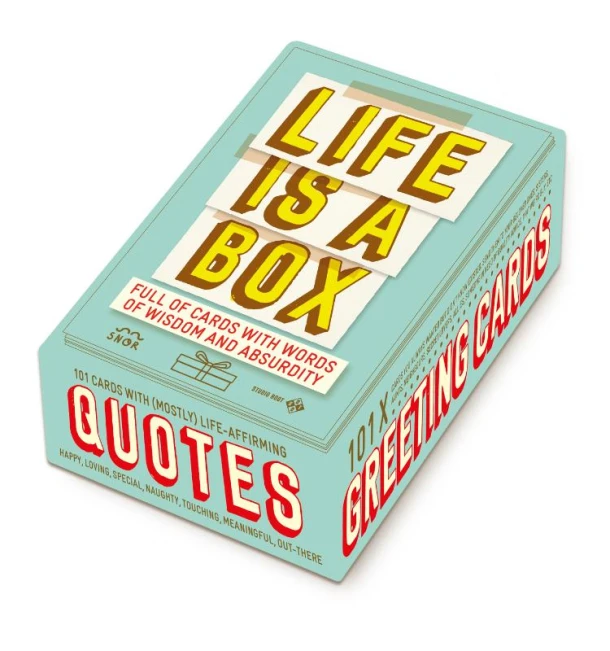 Life is a box – Studio Boot – boek cover